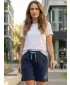 Pantaloni scurți de damă ALTISPORT ARBELA LPAT513 ALBASTRU INCHIS
