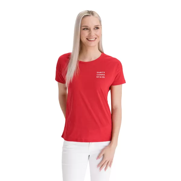 Tricou pentru femei cu mâneci scurte SAM 73 SIAN WT 820 ROŞU 