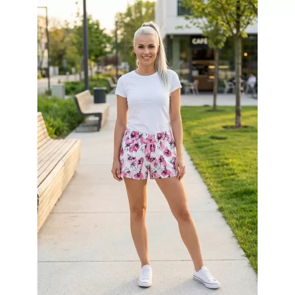  Pantaloni scurți de damă ALTISPORT BARBA LPAT512 ROZ 