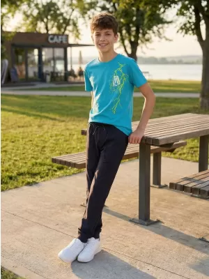 Tricou pentru copii ALTISPORT ALK027138 TURCOAZ