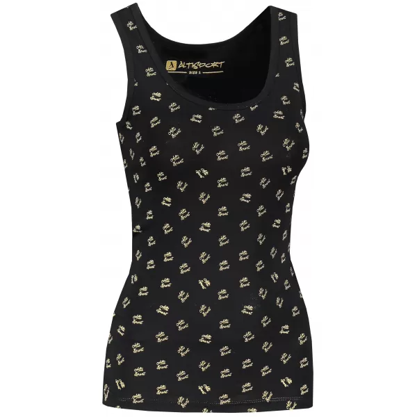  Maieu de damă ALTISPORT LUCIA LTST775 IMPRIMEU NEGRU 