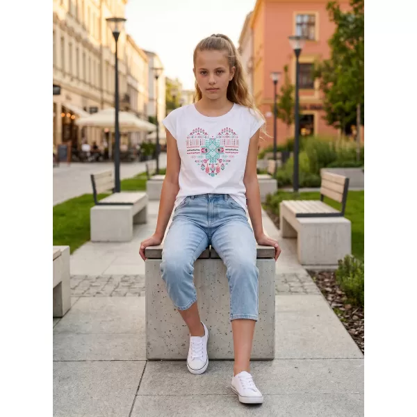  Tricou de fată cu mâneci scurte SAM 73 FREYA GT 550 ALB 