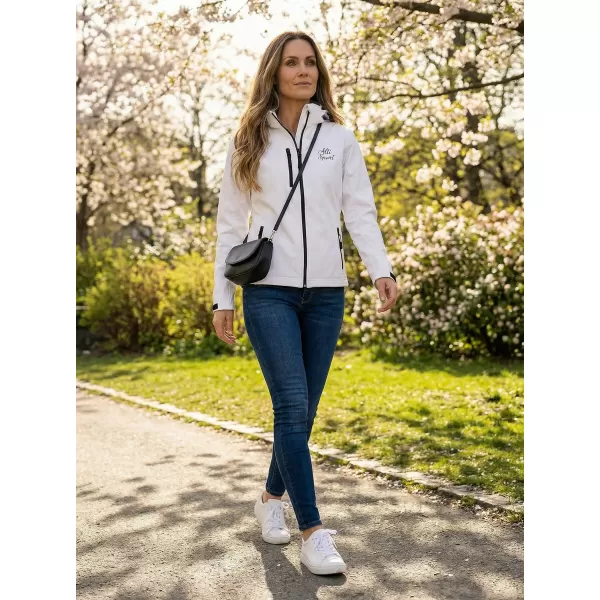  Jachetă softshell pentru femei ALTISPORT ALW056521 ALB 