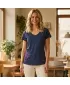 Tricou pentru femei ALTISPORT ECYLA LTST767 ALBASTRU INCHIS