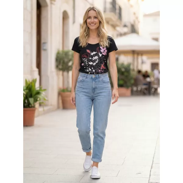  Tricou pentru femei ALTISPORT DEJA LTST780 NEGRU 