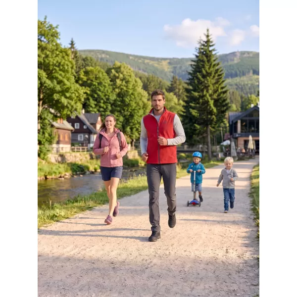  Vestă softshell pentru bărbați ALTISPORT ALM006517 ROȘU 