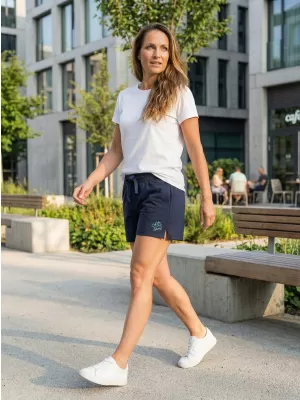 Pantaloni scurți de damă ALTISPORT AINA LPAT511 ALBASTRU INCHIS