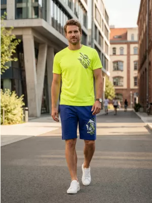Pantaloni scurți pentru bărbați ALTISPORT ALM032611 ALBASTRU REGAL