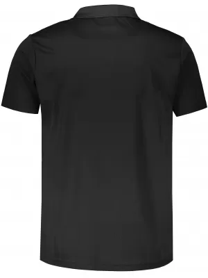 Tricou funcțional pentru bărbați cu guler ALTISPORT ALM006217 NEGRU