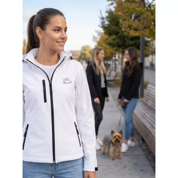  Jachetă softshell pentru femei ALTISPORT ALW056521 ALB 