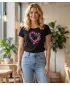 Tricou pentru femei ALTISPORT ALW058122 NEGRU ROZ