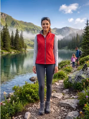 Vesta softshell dama ALTISPORT ALW056516 ROȘU