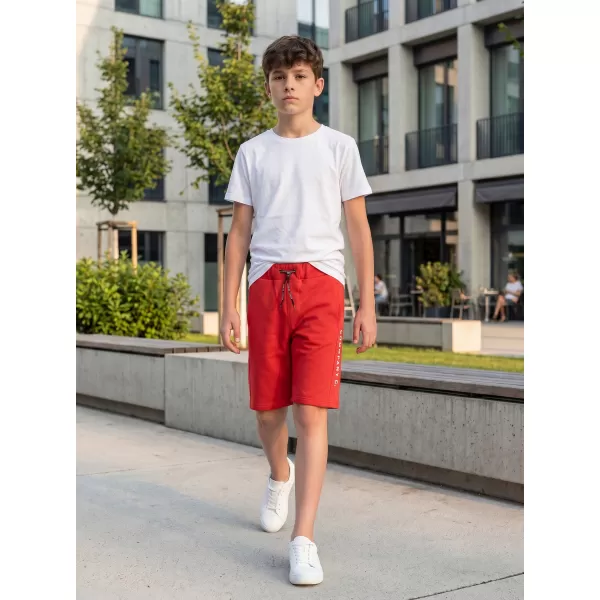  Pantaloni scurți de băieți SAM 73 EDDIE BS 533 ROŞU 