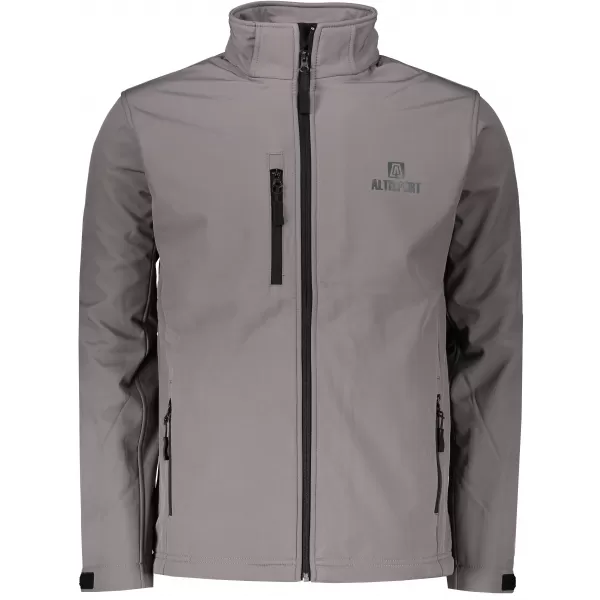  Jachetă softshell pentru bărbați ALTISPORT ALM006522 GRI OȚEL 