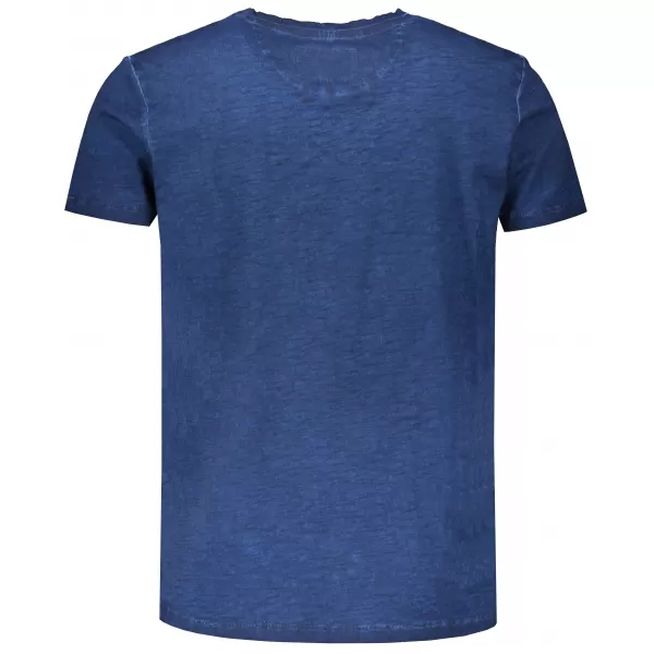 Tricou pentru bărbați KIXMI LINBERG ALBASTRU INCHIS 
