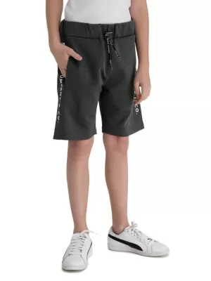 Pantaloni scurți de băieți SAM 73 EDDIE BS 533 NEGRU
