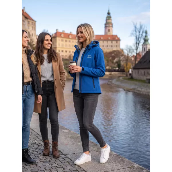  Jachetă softshell pentru femei ALTISPORT ALW056521 ALBASTRU REGAL 