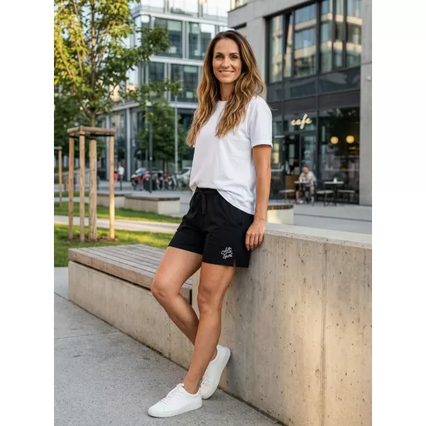  Pantaloni scurți de damă ALTISPORT AINA LPAT511 NEGRU 