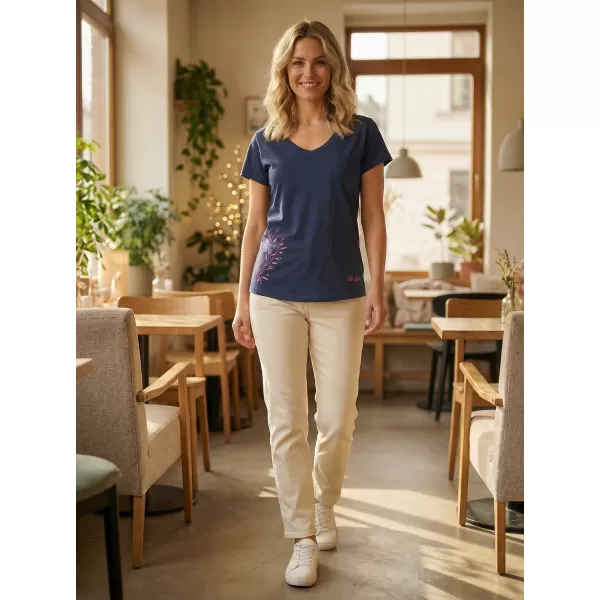  Tricou pentru femei ALTISPORT ECYLA LTST767 ALBASTRU INCHIS 