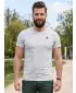 Pánské premium triko ALTISPORT CARRYOVER ALM065153 SILVER GRAY