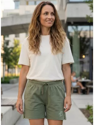 Pantaloni scurți de damă ALTISPORT AINA LPAT511 VERDE