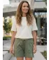 Pantaloni scurți de damă ALTISPORT AINA LPAT511 VERDE