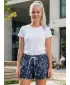 Pantaloni scurți de damă ALTISPORT BARBA LPAT512 ALBASTRU INCHIS