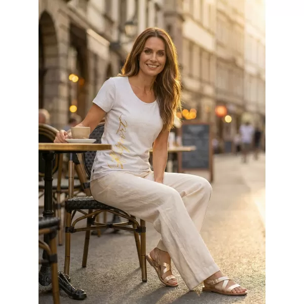  Tricou pentru femei ALTISPORT RISTA LTST769 ALB 