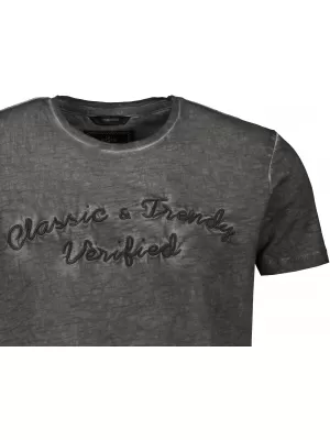 Tricou pentru bărbați KIXMI LINBERG GRI INCHIS