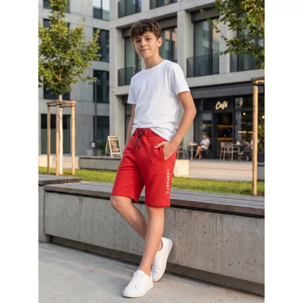  Pantaloni scurți de băieți SAM 73 EDDIE BS 533 ROŞU 