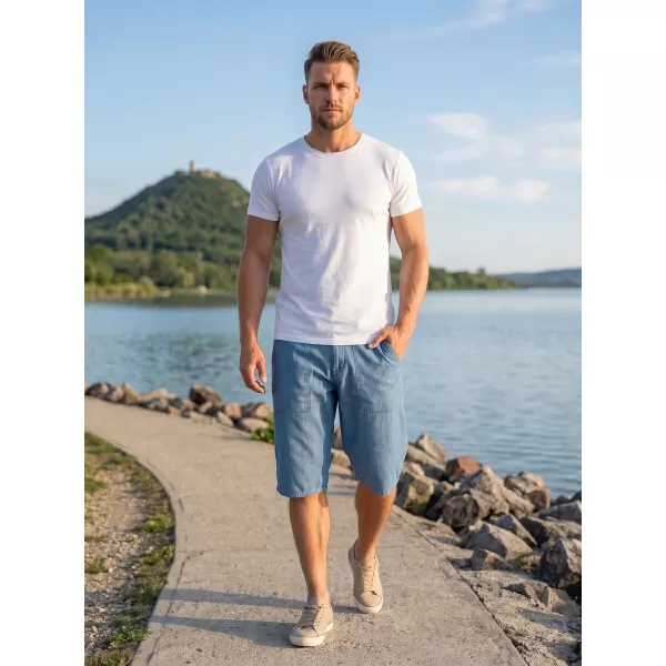  Pantaloni scurţi SAM 73 GRIFF MS 736 DENIM LUMINOS 