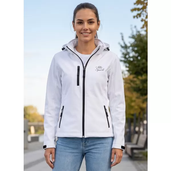  Jachetă softshell pentru femei ALTISPORT ALW056521 ALB 