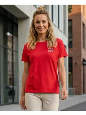 Tricou pentru femei cu mâneci scurte SAM 73 SIAN WT 820 ROŞU