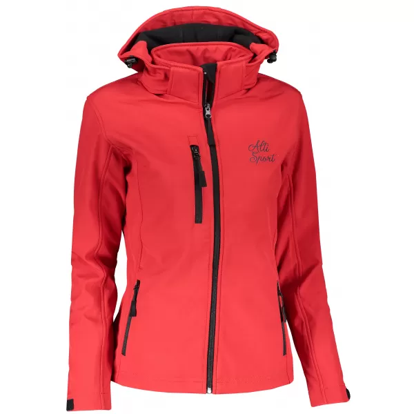  Jachetă softshell pentru femei ALTISPORT ALW056521 ROȘU 