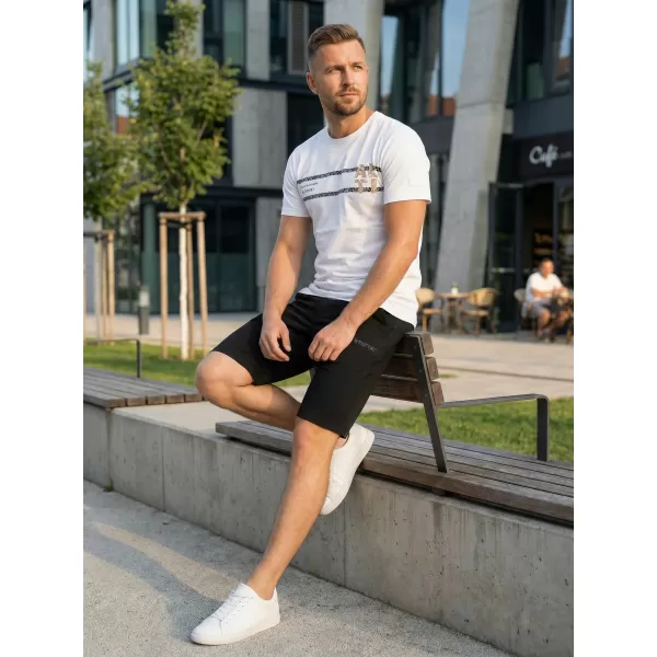  Pantaloni scurți pentru bărbați ALTISPORT ELOF MPAT527 NEGRU 