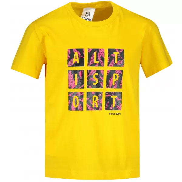  Tricou pentru copii ALTISPORT ALK063138 GALBEN 