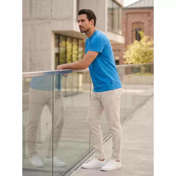  Tricou pentru bărbați cu mâneci scurte SAM 73 TOBIAS MT 776 ALBASTRU DESCHIS 