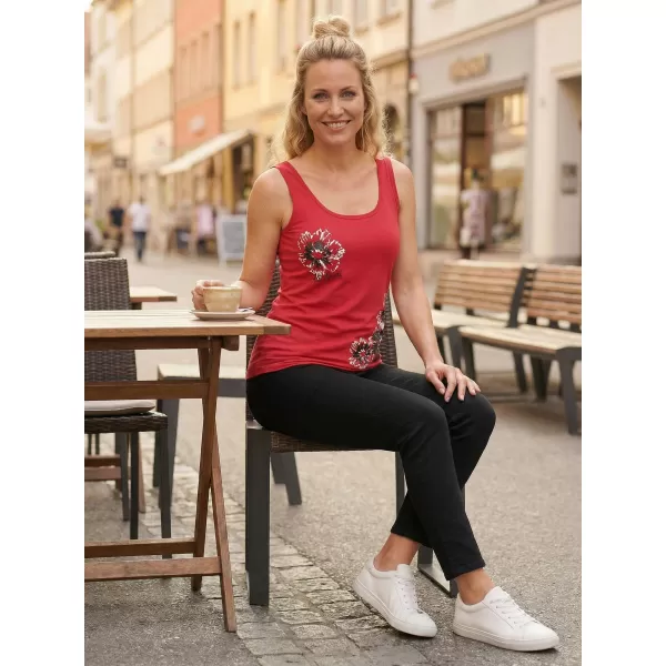  Dámské tílko ALTISPORT CARRYOVER ALW016136 ČERVENÁ 