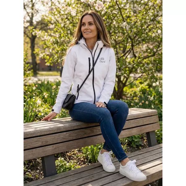  Jachetă softshell pentru femei ALTISPORT ALW056521 ALB 