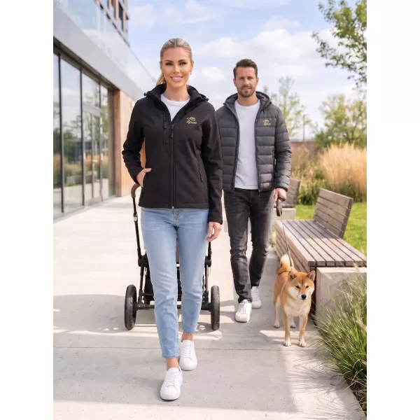  Jachetă softshell pentru femei ALTISPORT ALW056521 NEGRU 
