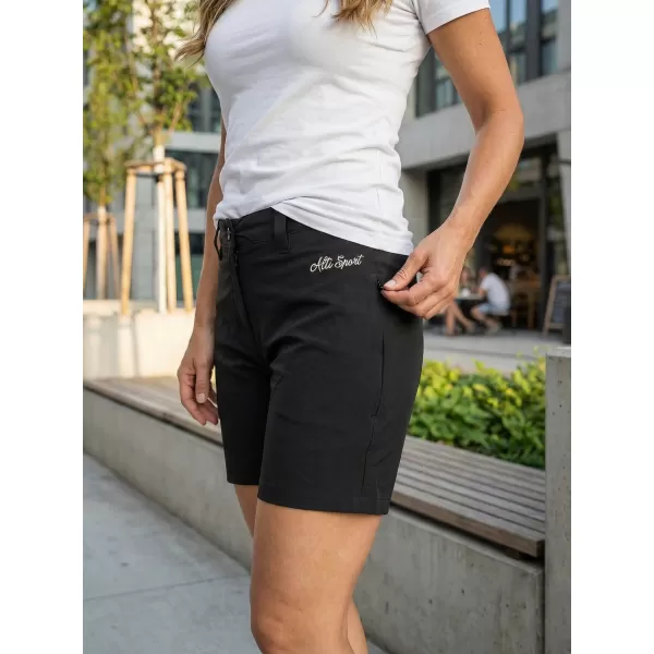  Pantaloni scurți de damă ALTISPORT NEISA LPAT509 NEGRU 