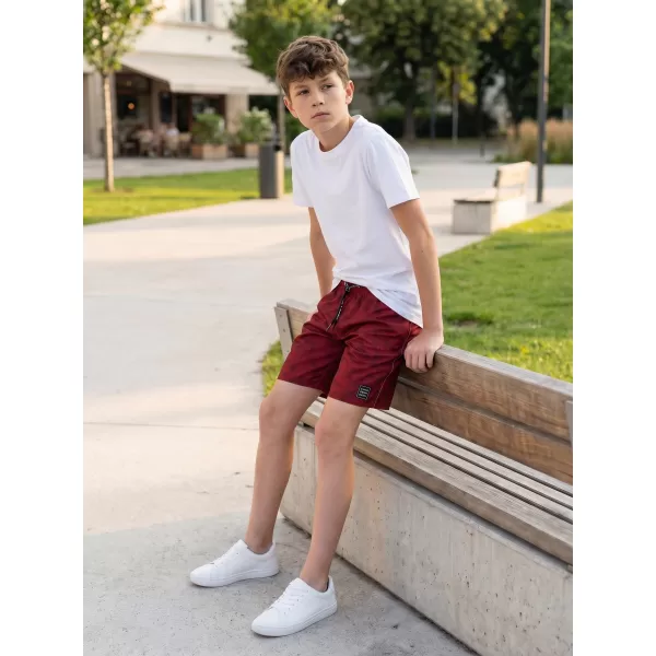  Pantaloni scurți de băieți SAM 73 FELIX BS 532 ROŞU 