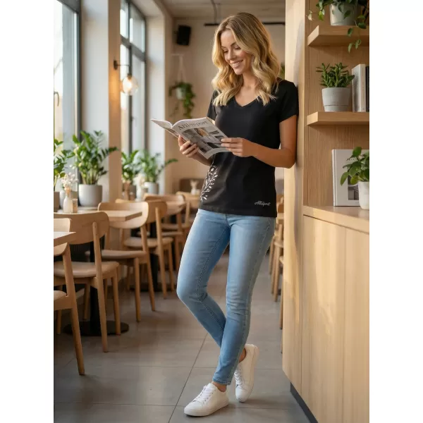  Tricou pentru femei ALTISPORT ECYLA LTST767 NEGRU 