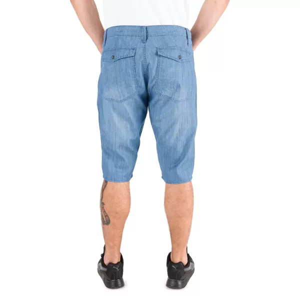  Pantaloni scurţi SAM 73 GRIFF MS 736 DENIM LUMINOS 