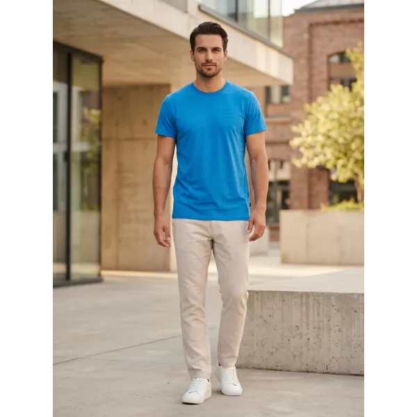  Tricou pentru bărbați cu mâneci scurte SAM 73 TOBIAS MT 776 ALBASTRU DESCHIS 