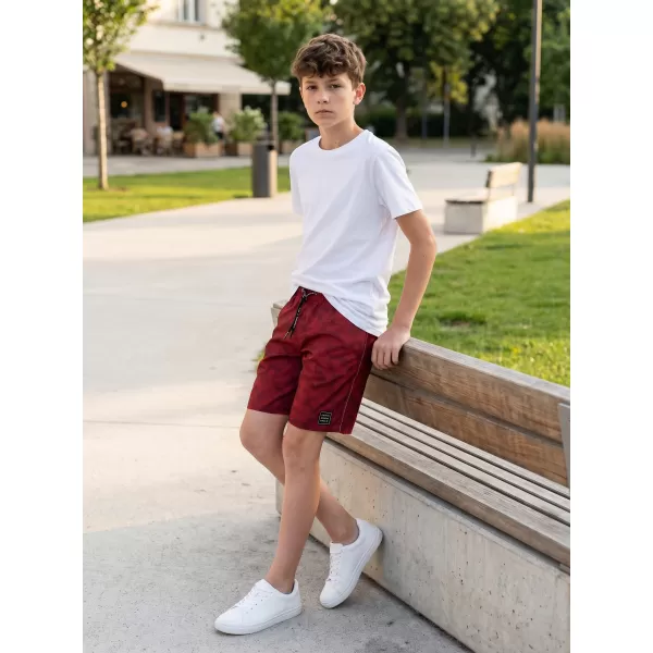 Pantaloni scurți de băieți SAM 73 FELIX BS 532 ROŞU 