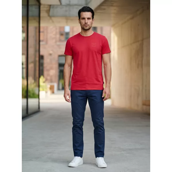  Tricou pentru bărbați cu mâneci scurte SAM 73 TOBIAS MT 776 ROŞU 