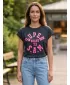 Tricou pentru femei cu mâneci scurte SAM 73 ROBYN WT 814 NEGRU
