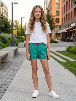 Pantaloni scurți ai fetei SAM 73 SHELLY GS 526 NEON