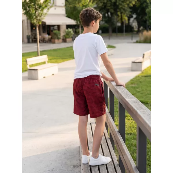  Pantaloni scurți de băieți SAM 73 FELIX BS 532 ROŞU 